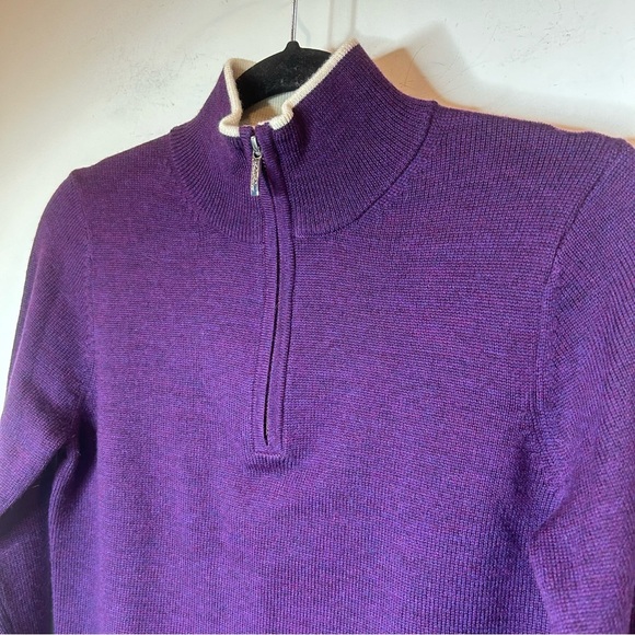 Brook Brothers 100% Merino Wool Mock Neck Sweater size S - Picture 2 of 8